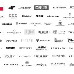 Gant to firma znana z produkcji odzieży i akcesoriów. Na zdjęciu widnieje wiele polskich marek odzieżowych, m.in. 4F, Big Star, Reserved, Ryłko, Wólczanka.