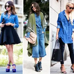 Koszula jeansowa i spodnie: 7 sposobów na modne stylizacje!