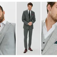 Eleganckie szare garnitury męskie. Zobacz, jakie buty do szarego garnituru pasują najlepiej, tworząc stylowy look.