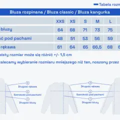 180 cm wzrostu? Jak dobrać rozmiar bluzy i uniknąć zwrotów!