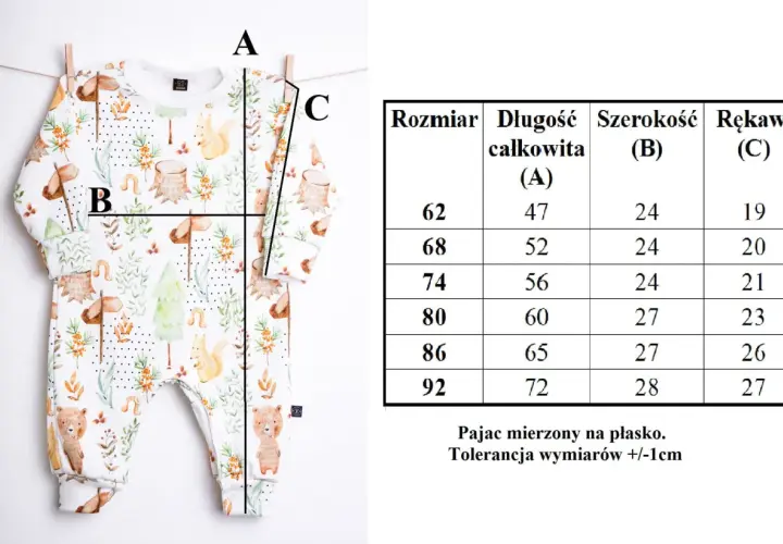 Kombinezon dla noworodka: Rozmiar 56 czy 62? Uniknij błędu!