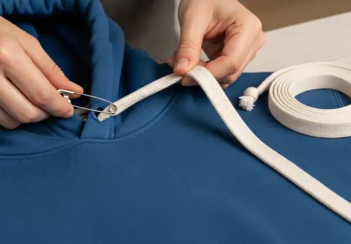Sznurek do bluzy zaginął? Zrób nowy ściągacz DIY krok po kroku!