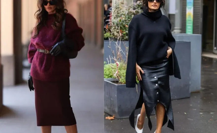 Sweter ze spódnicą - Jak nosić, by wyglądać stylowo?