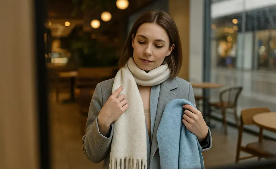 Jaki szalik do szarego płaszcza? Dobierz idealny kolor i fason